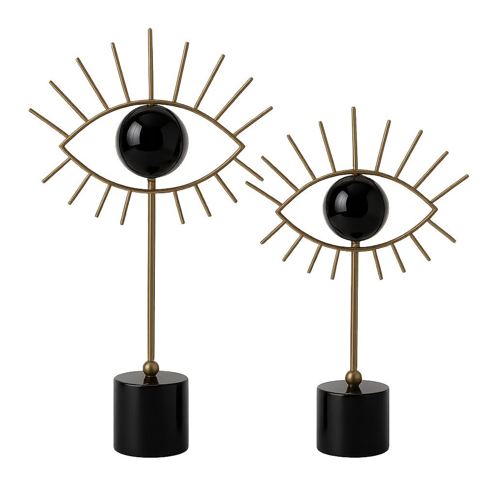 2-Pack Evil Eye Object Black