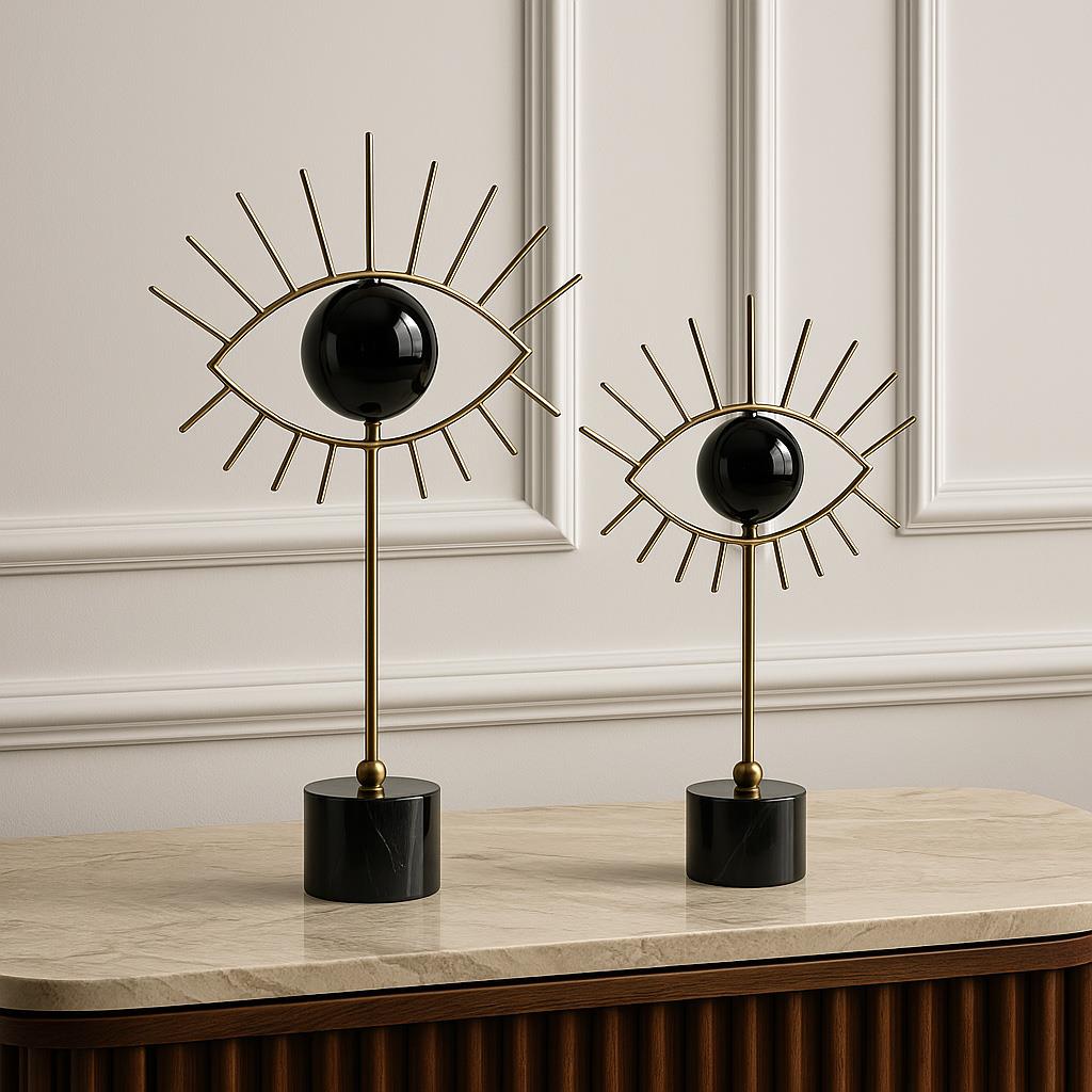 2-Pack Evil Eye Object Black