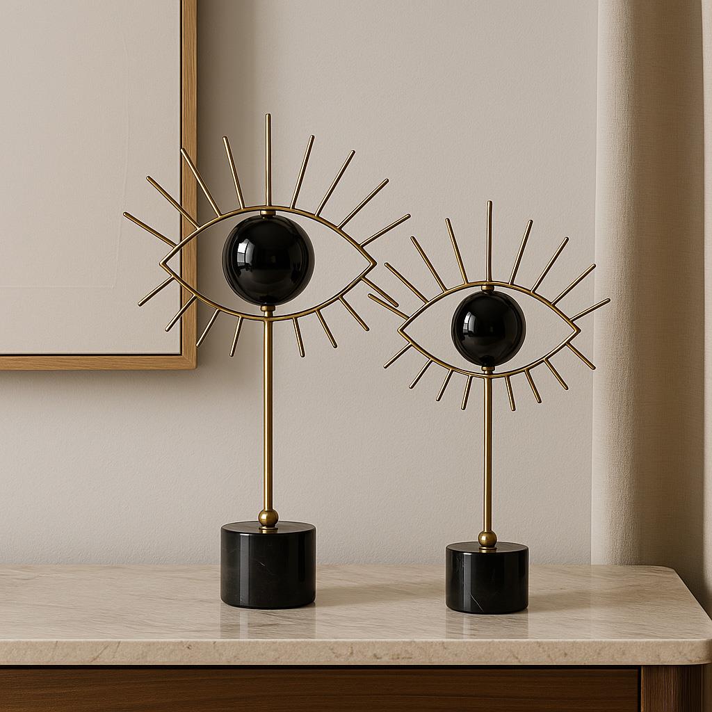 2-Pack Evil Eye Object Black