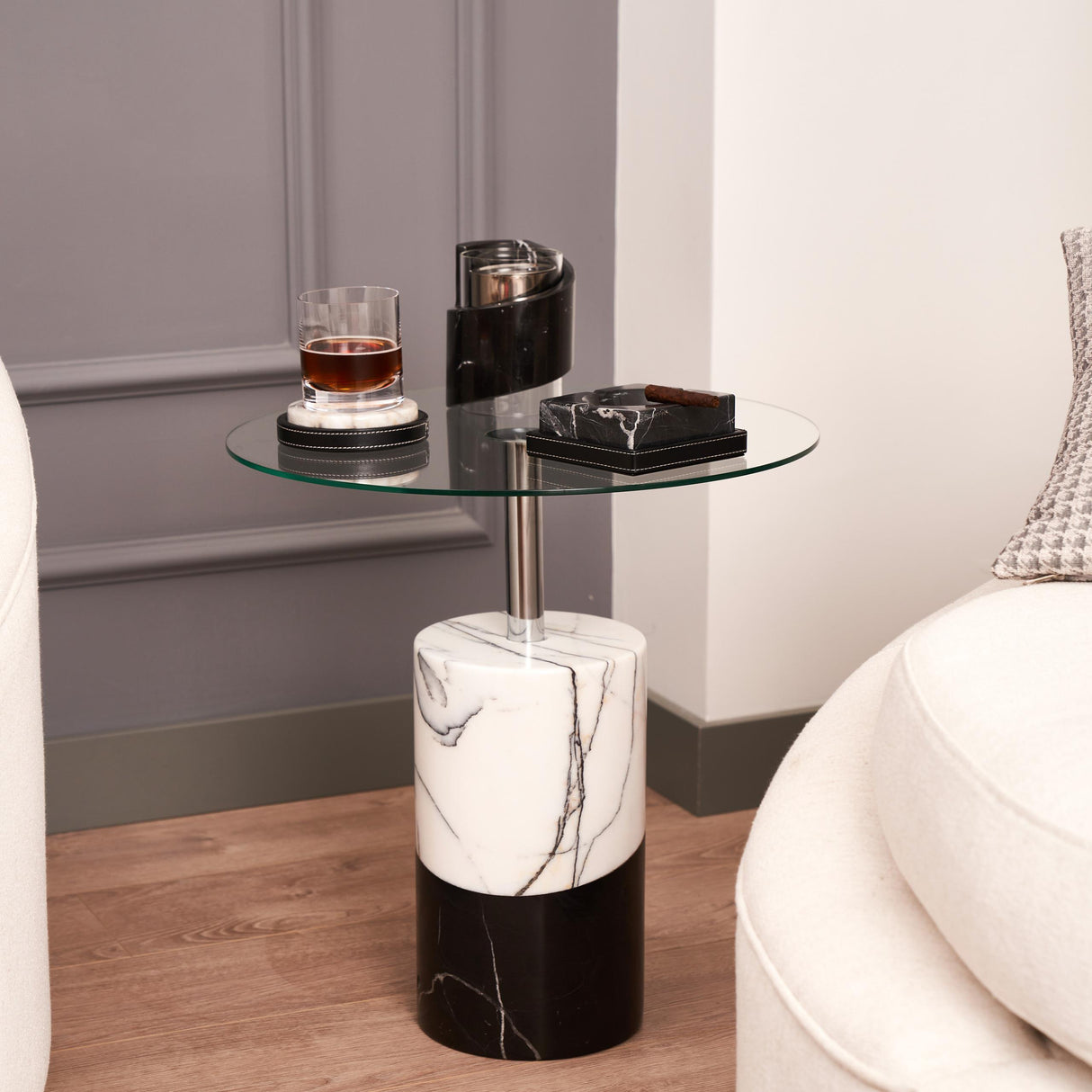 Auera Lilla Mermer Sehpa