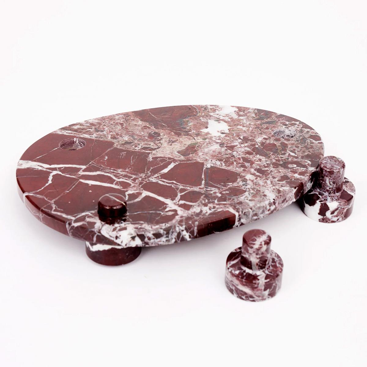 Aura Ela Plate Mermer Sunumluk