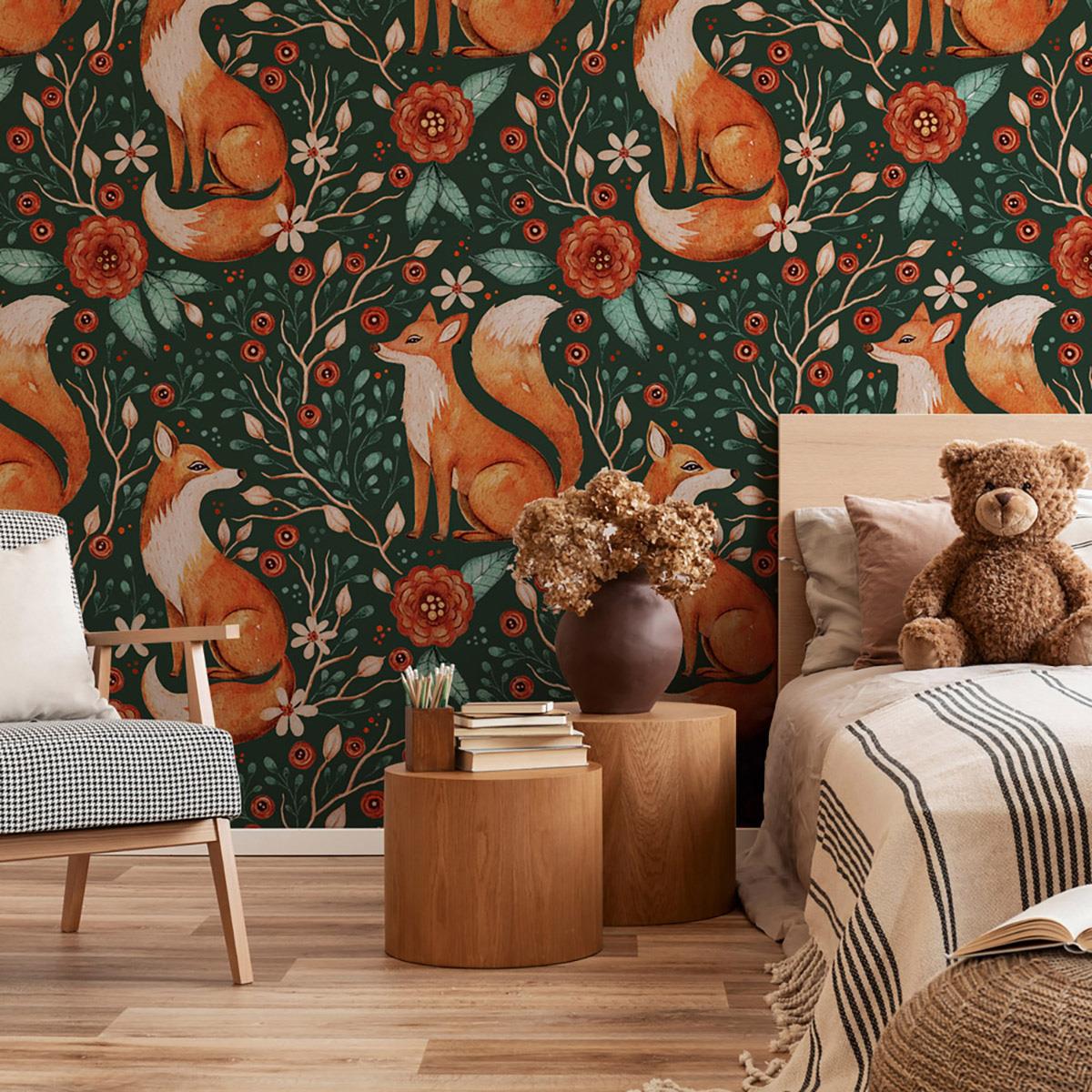 Bahçedeki Tilki Duvar Kağıdı