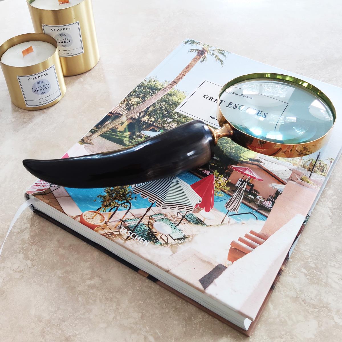 Boynuz Saplı Büyüteç