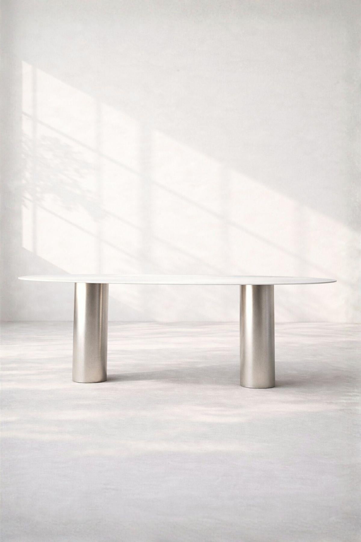 Breeze Metal Leg Dining Table
