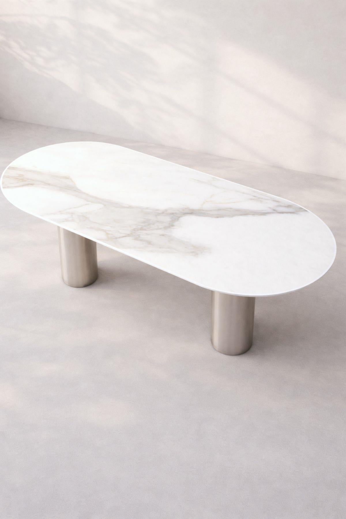 Breeze Metal Leg Dining Table