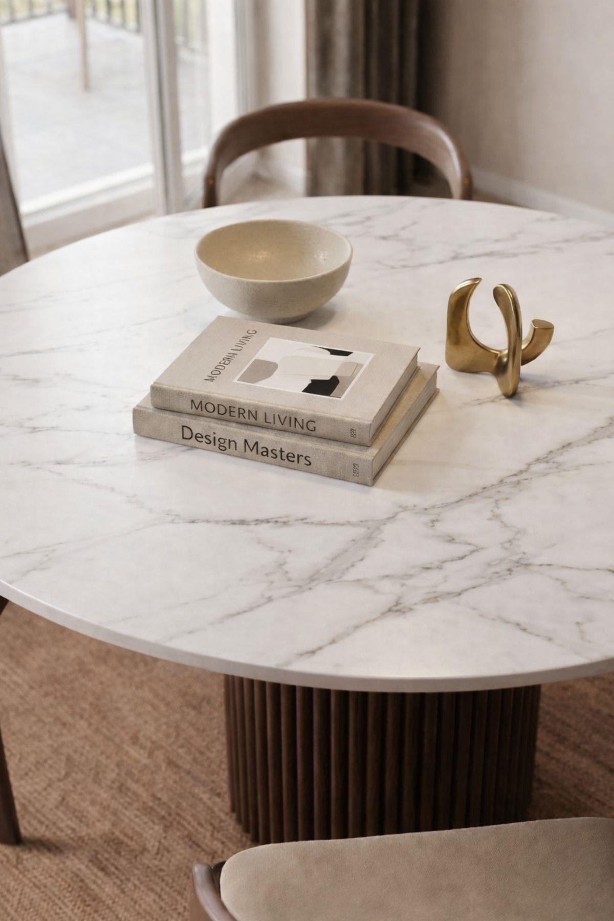 Cozy Marble Dining Table