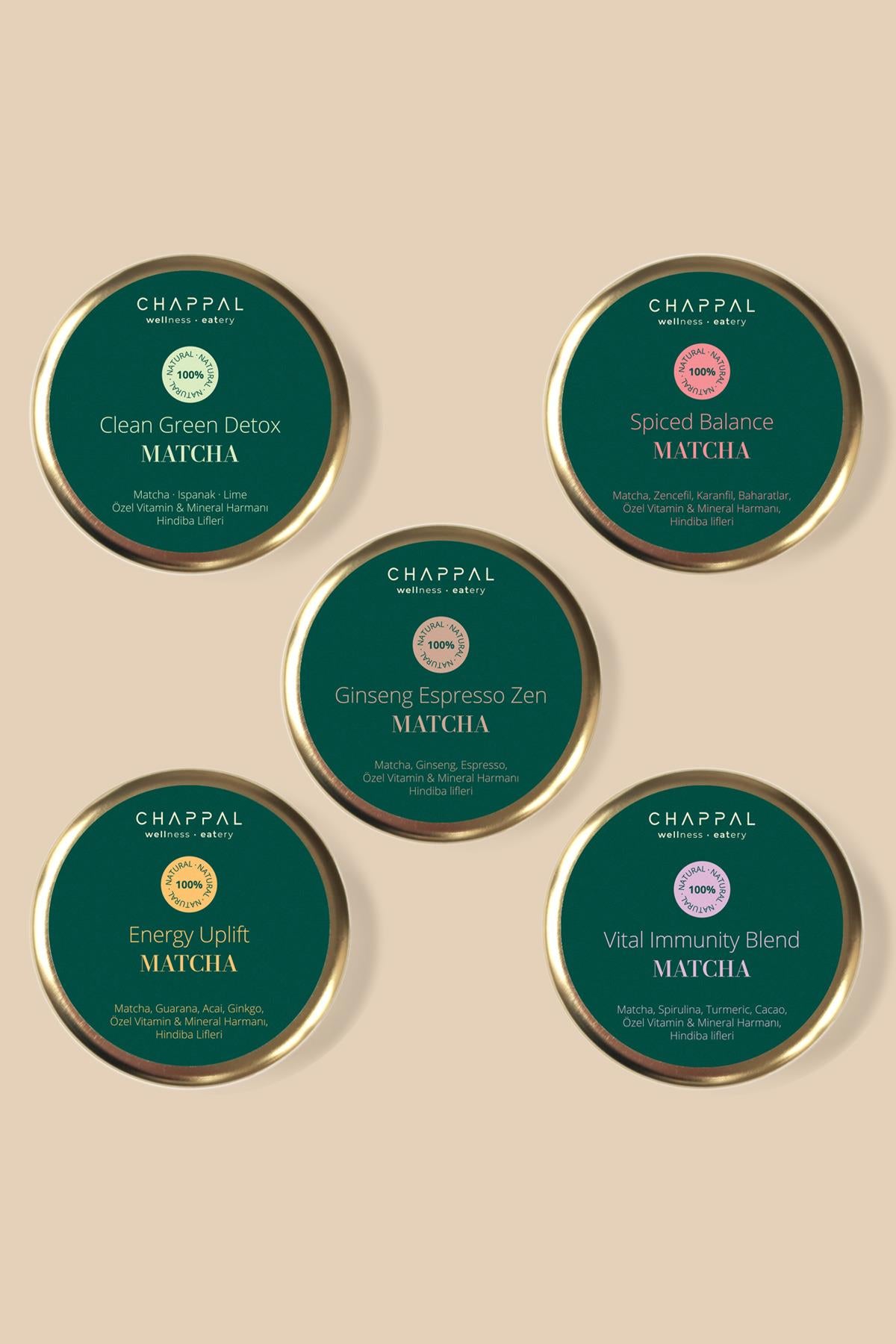 Daily Wellness Matcha Set – 5’li Özel Karışım