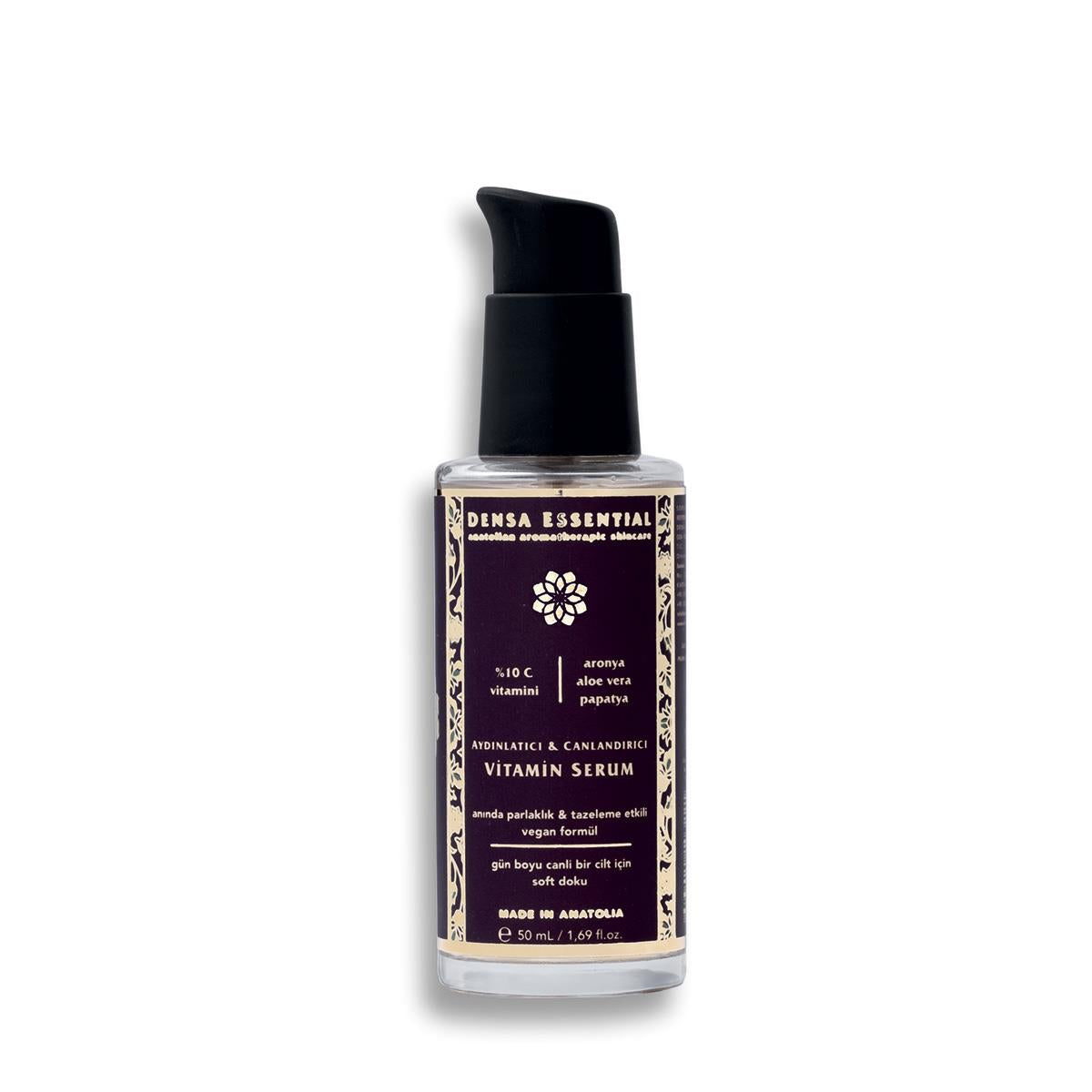 Densa Essential Aydınlatıcı - Canlandırıcı - Leke Karşıtı %10 C Vitamini + %4 Niasinamid Serumu 50 ml