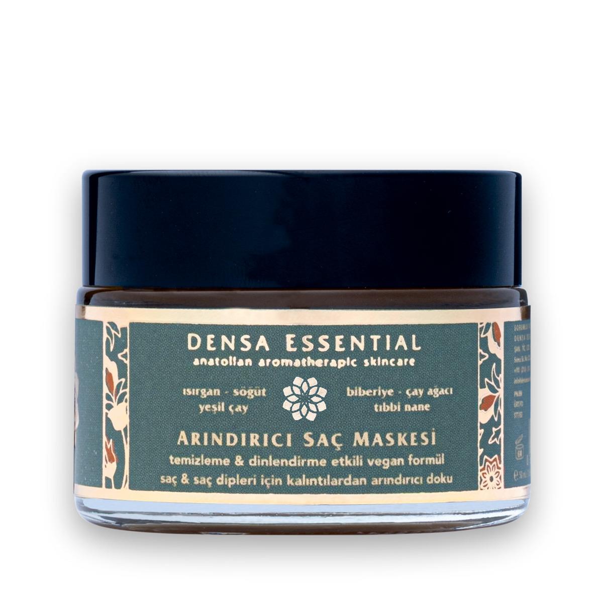 Densa Essential Detoks Saç Maskesi - Kepek ve Yağdan Arındırıcı, Temizleyici, Dinlendirme Etkili 50 ml