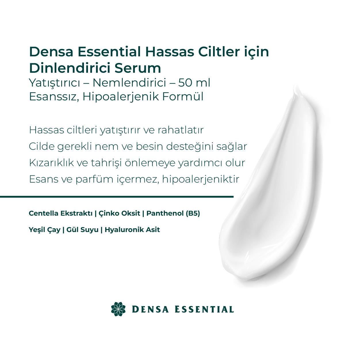 Densa Essential Hassas Ciltlere Özel Dinlendirici Serum 50 ml