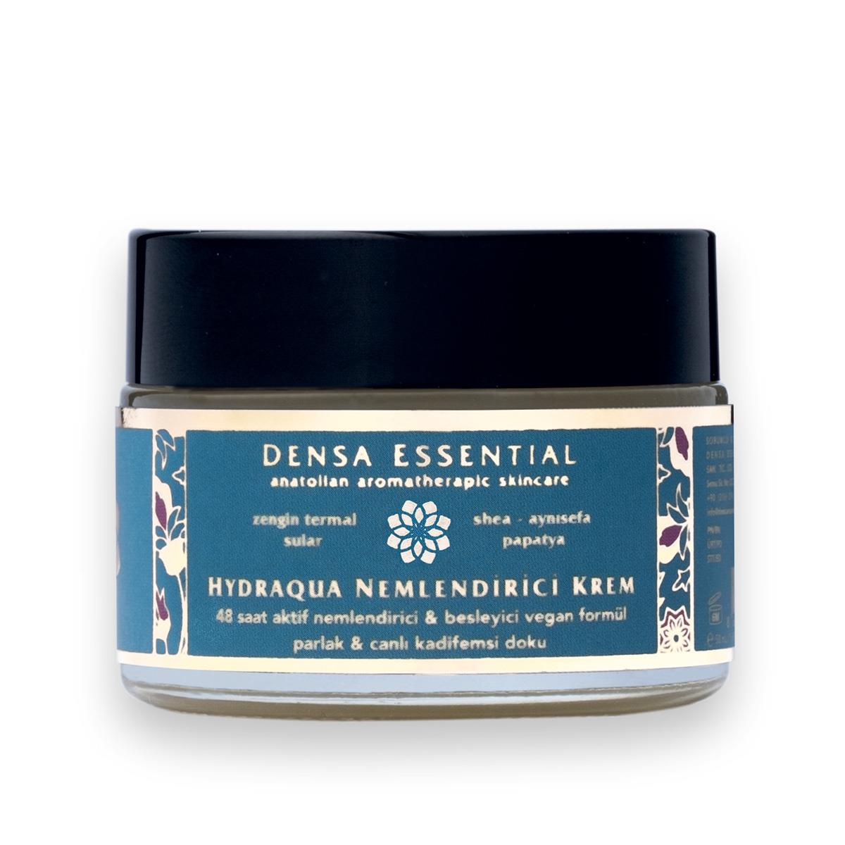 Densa Essential HydrAqua Nemlendirici Krem 48 Saat Aktif Nemlendirici & Besleyici 50 ml Doğal Parlaklık & Işıltı Sağlayıcı
