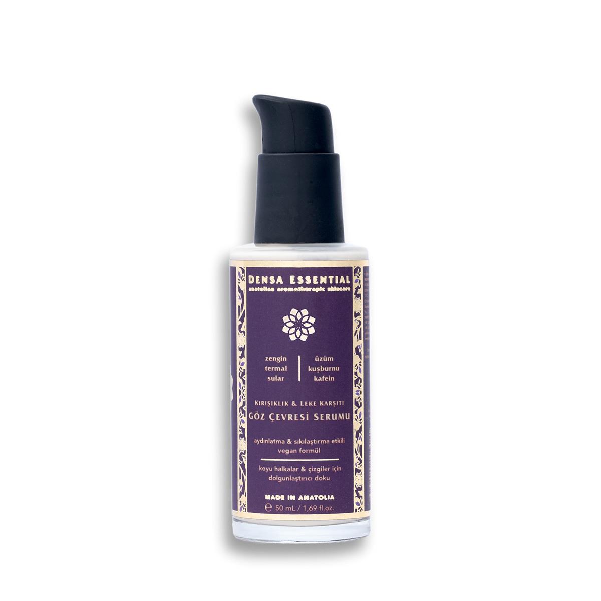 Densa Essential Kırışıklık & Leke Karşıtı Göz Çevresi Serumu 50 ml Koyu Halka Torbalanma Karşıtı/Aydınlatıcı/Nemlendirici/Canlandırıcı