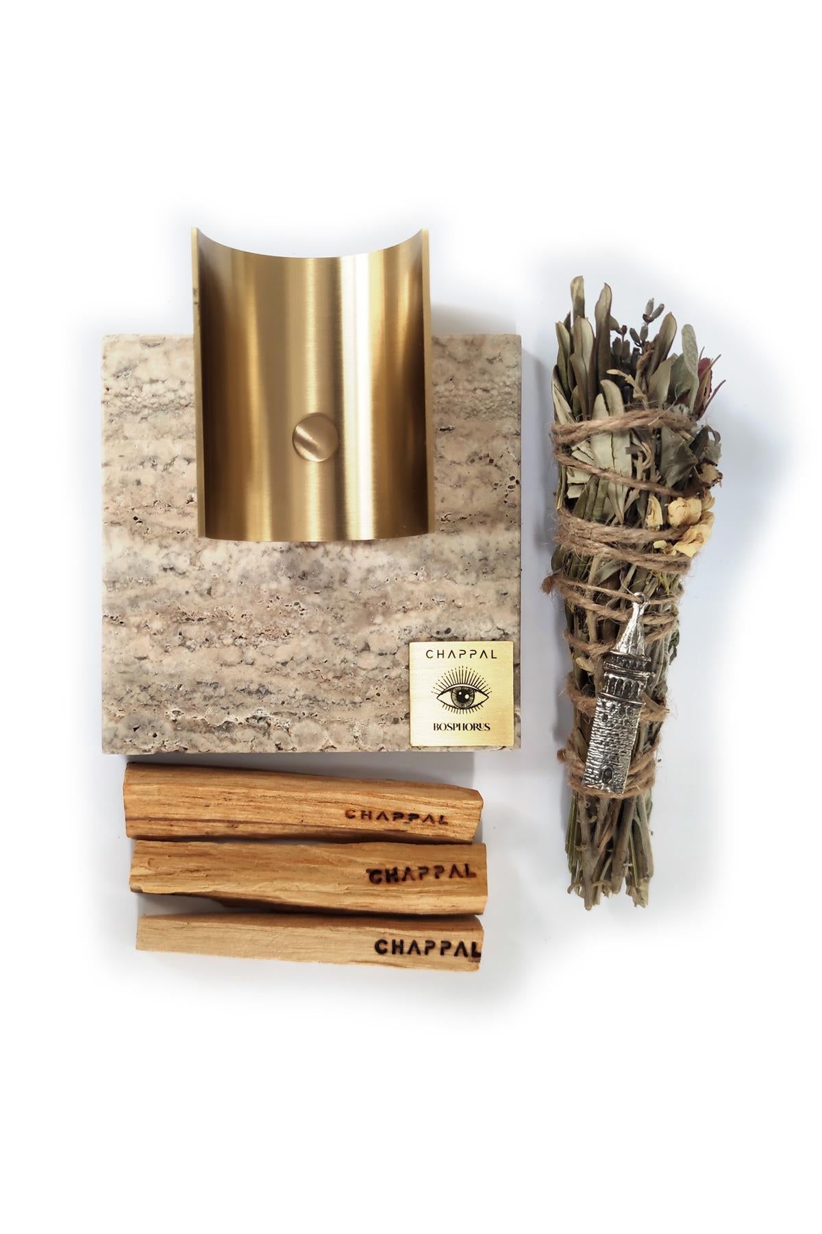 Wish Ritual Incense Set Orange White