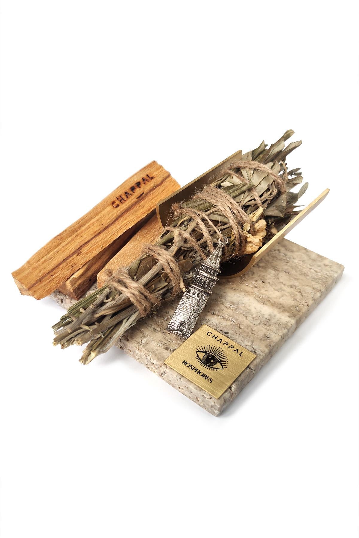 Wish Ritual Incense Set Orange White