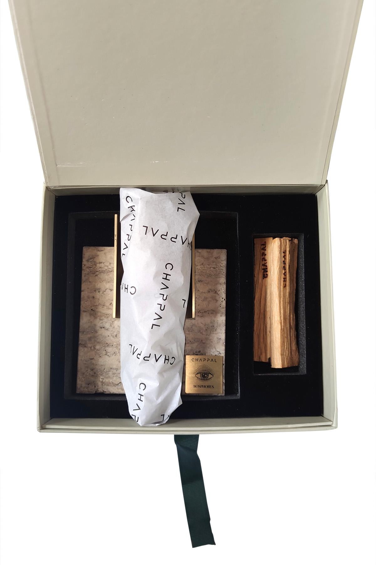 Wish Ritual Incense Set Orange White