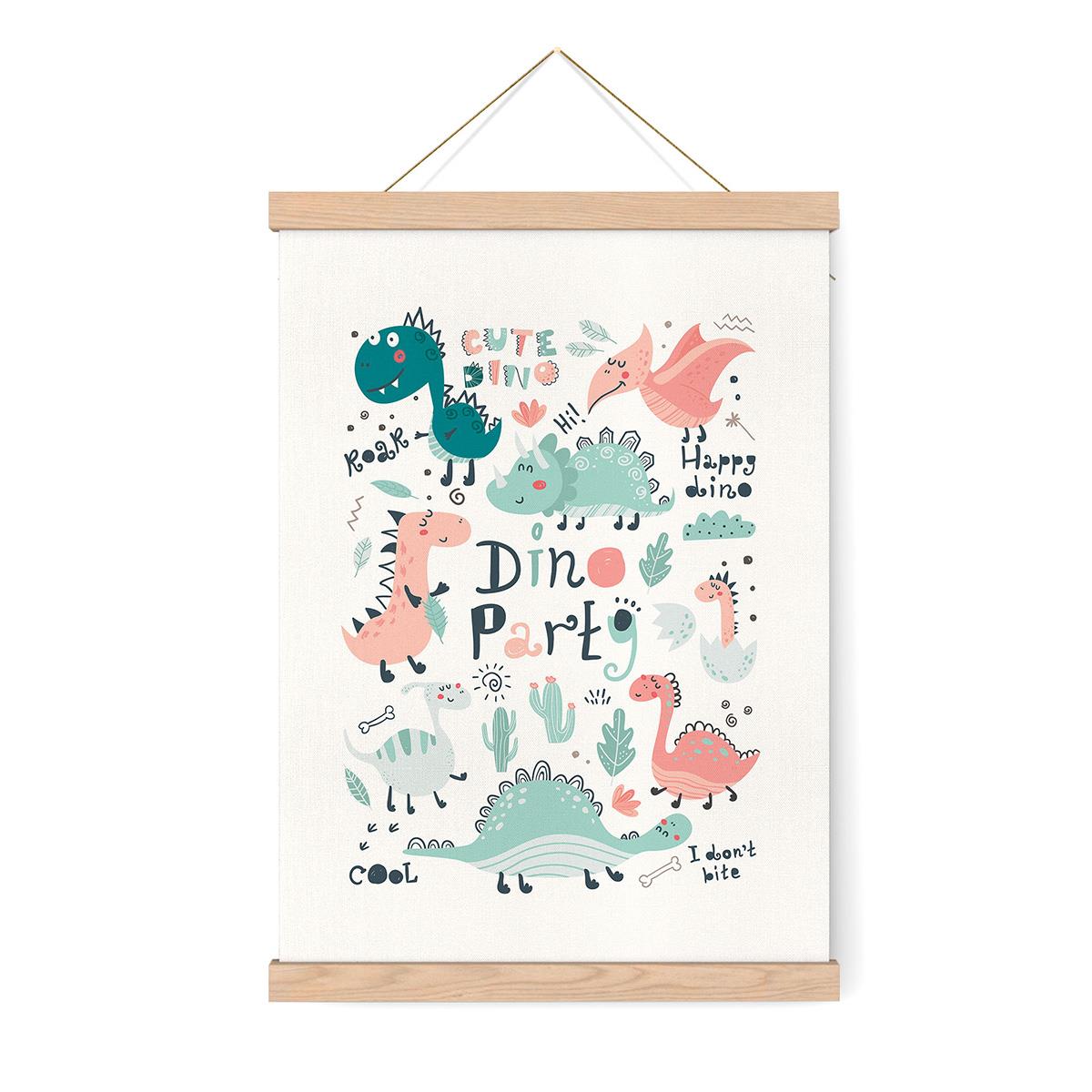 Dino Çerçeveli Poster