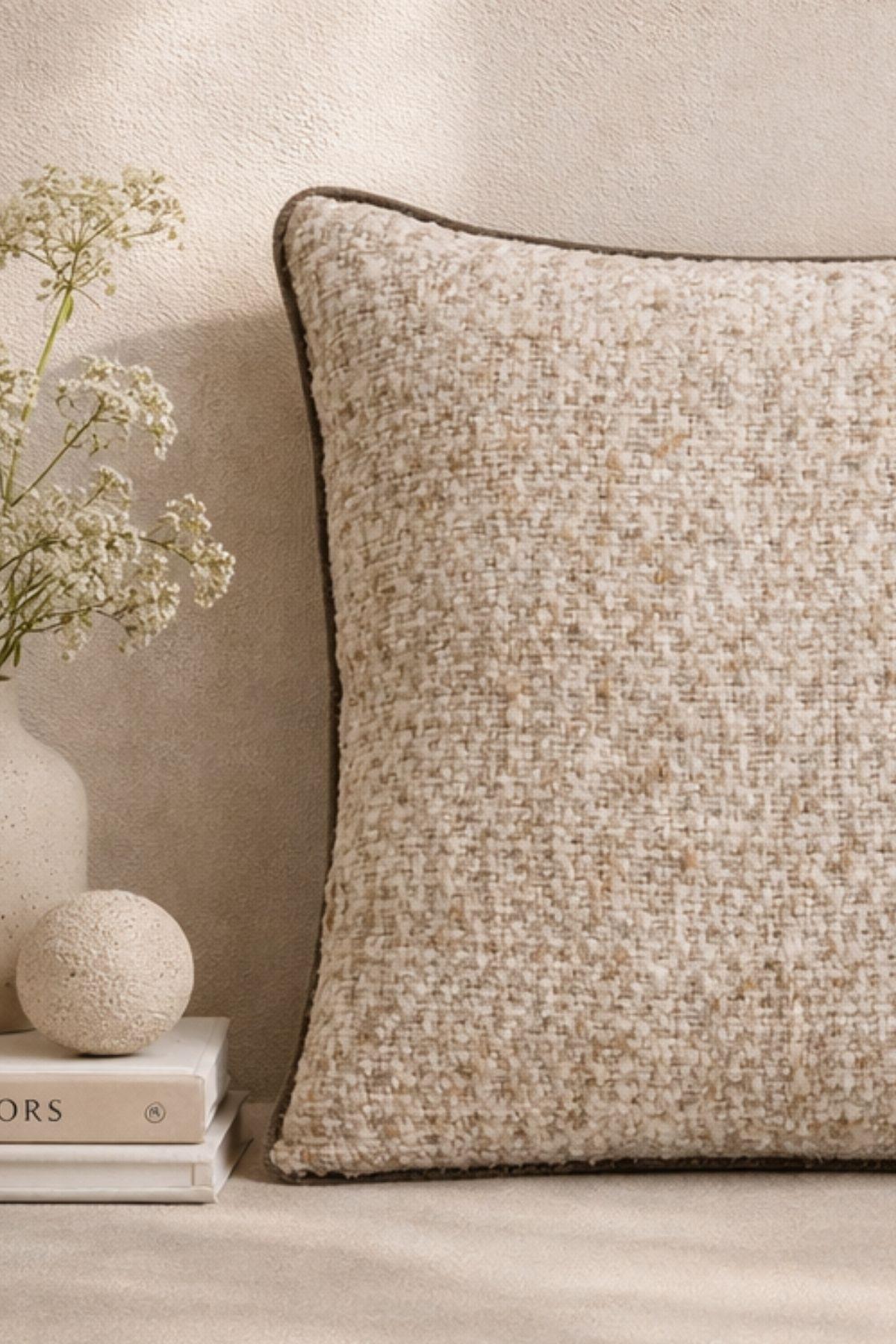 Exclusive Haki Biyeli Açık Kırlent