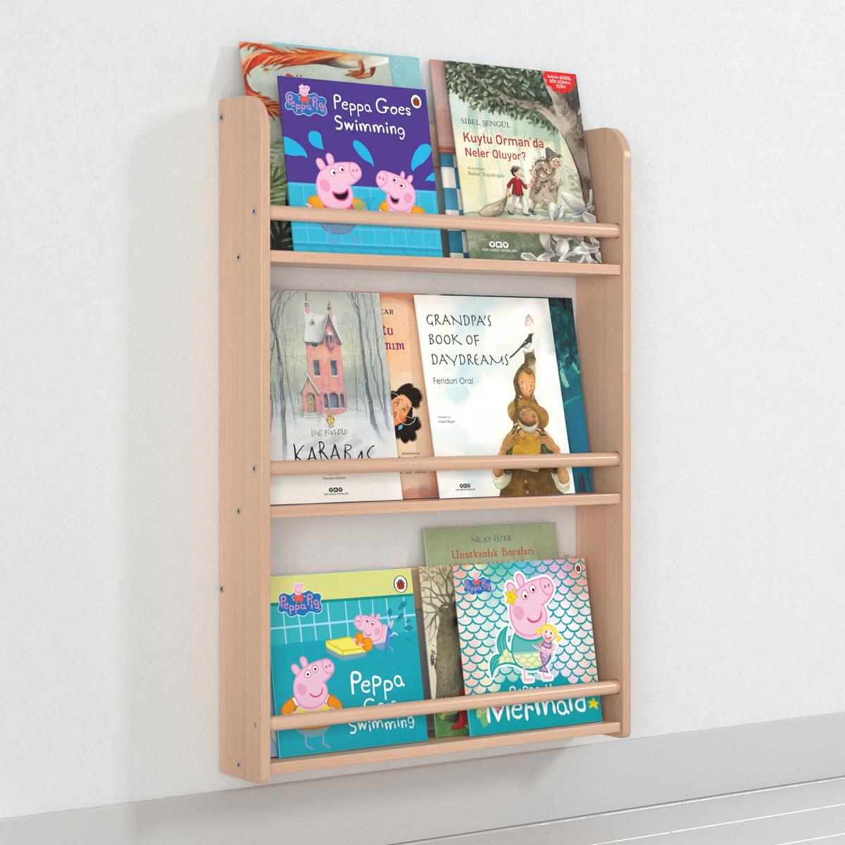 Fox 3'lü Duvar Rafı