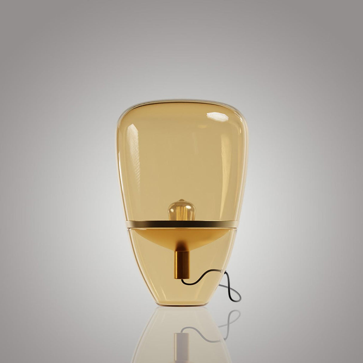 Fungi Amber Masa Lambası