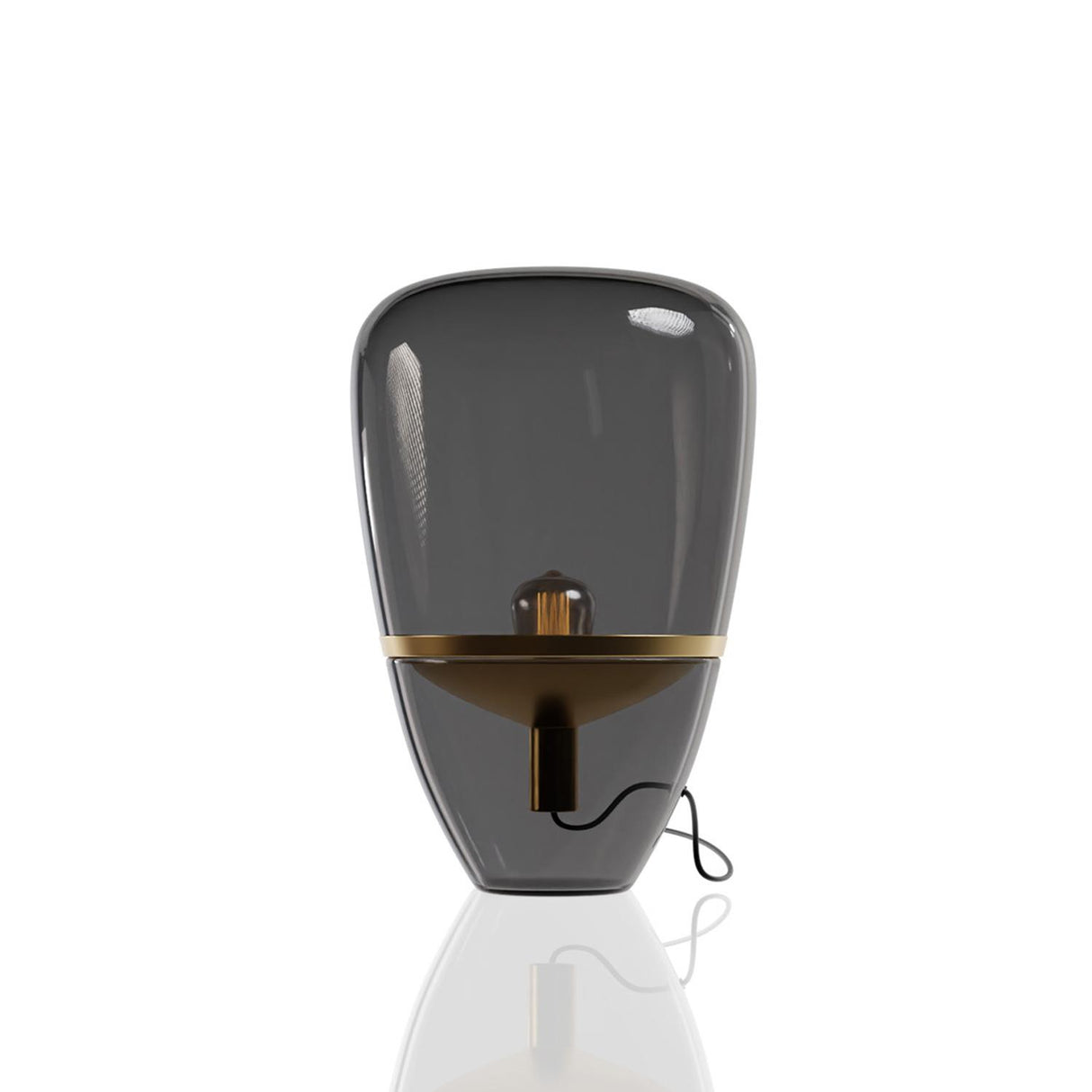 Fungi Füme Masa Lambası