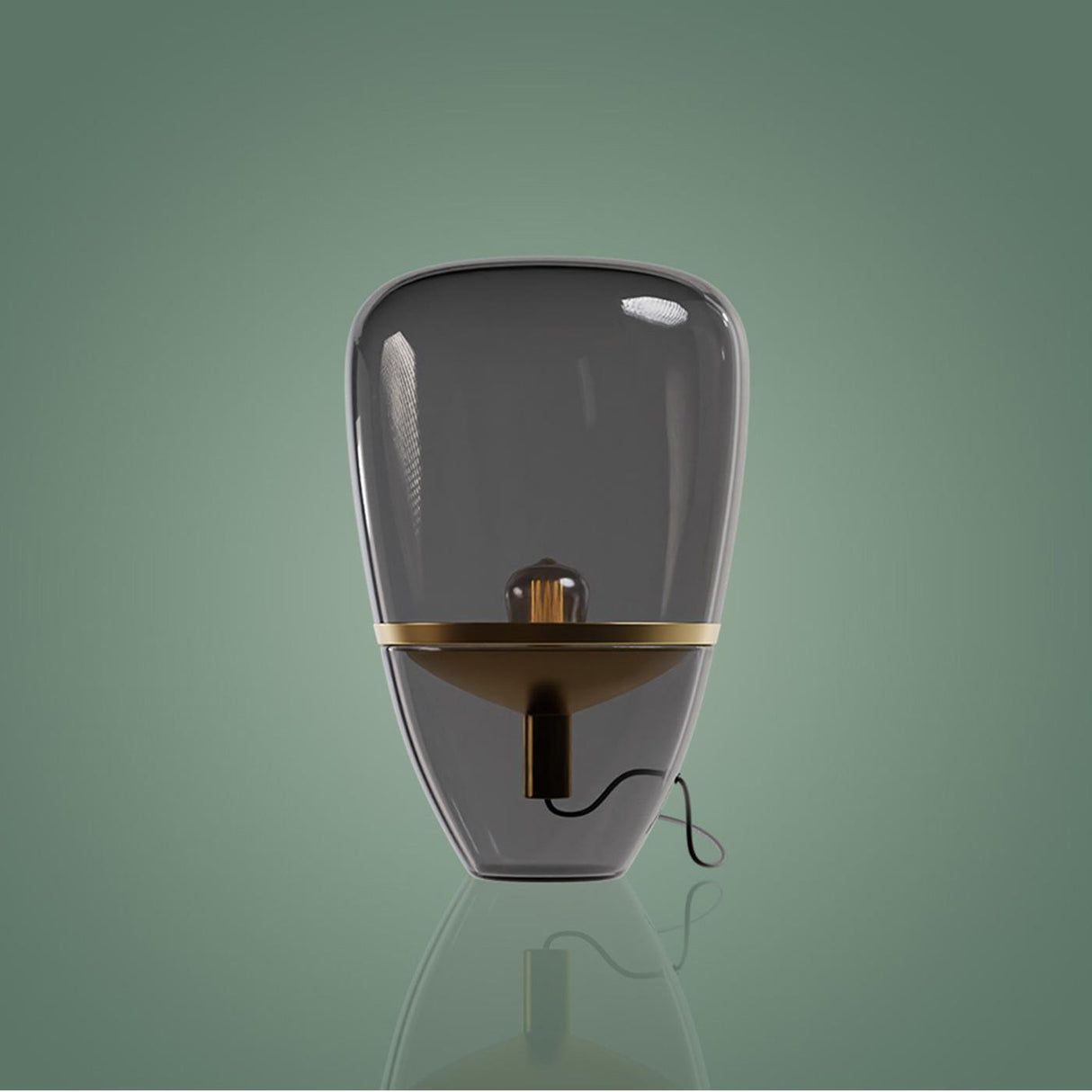 Fungi Füme Masa Lambası