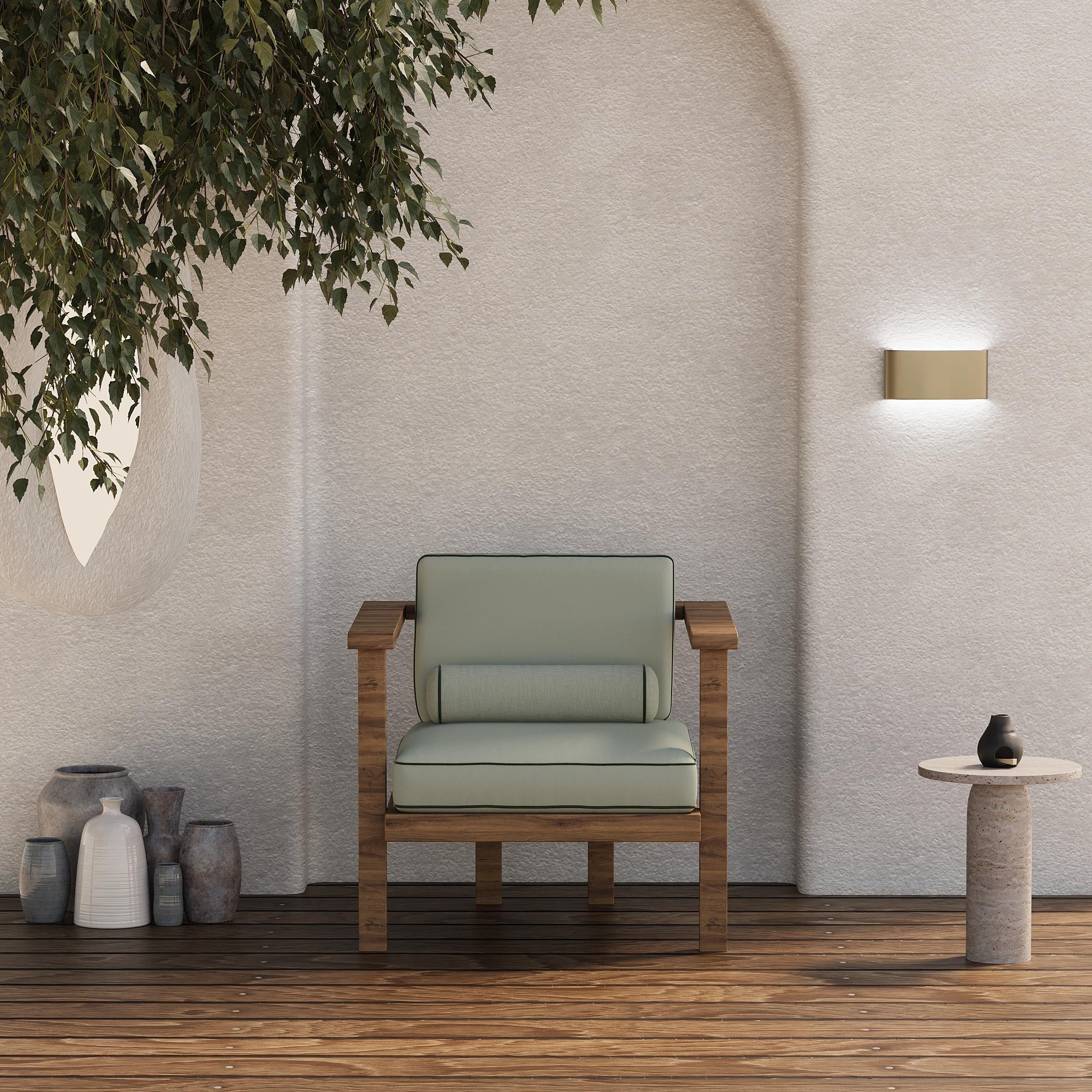 Harmony Iroko Wooden Armchair