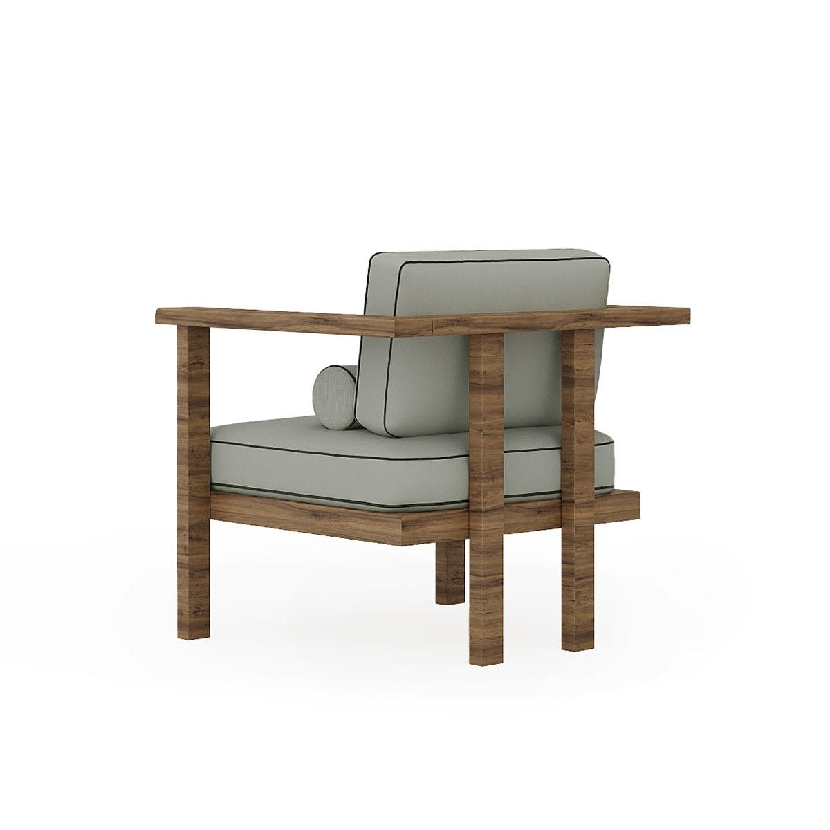 Harmony Iroko Wooden Armchair