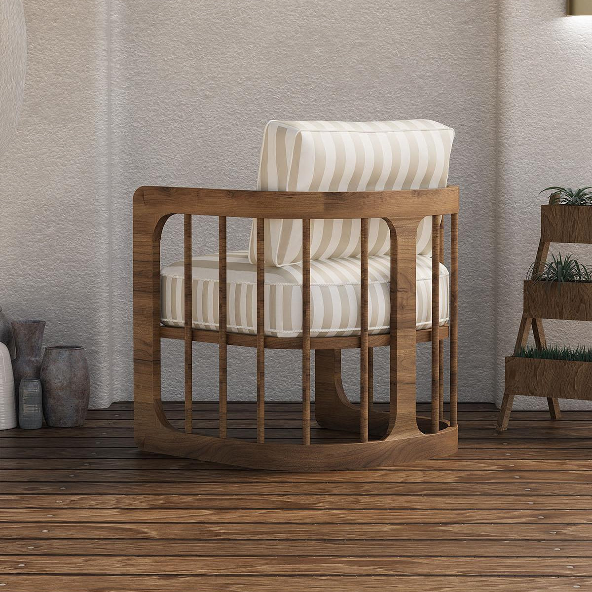 Iroko Cozy Garden Armchair