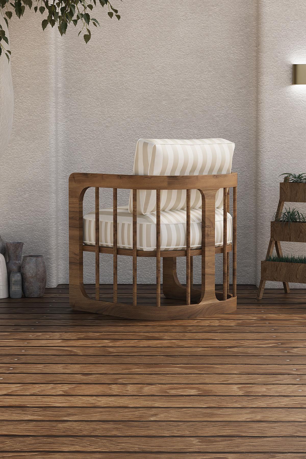 Iroko Cozy Garden Armchair