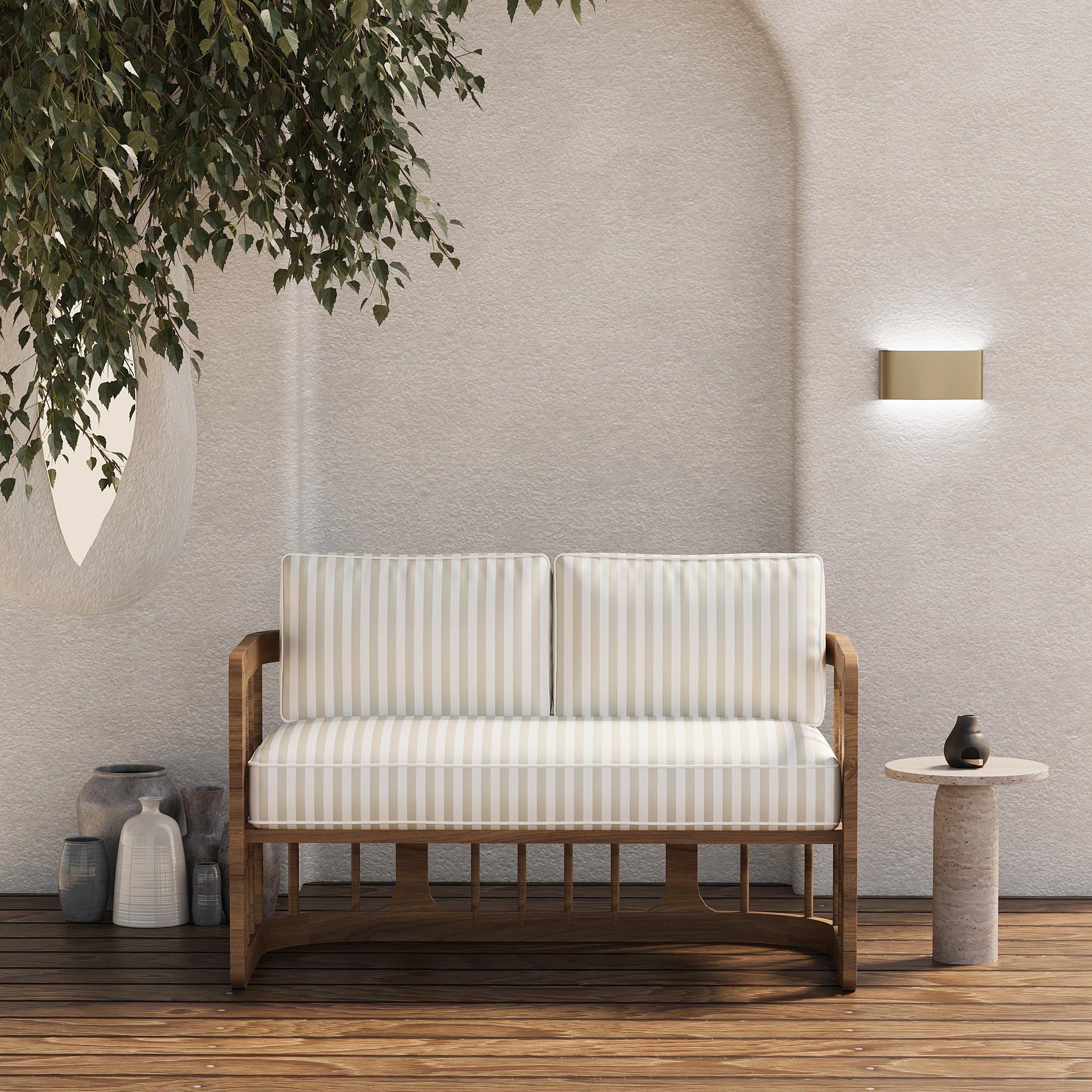 Iroko Cozy Double Garden Sofa