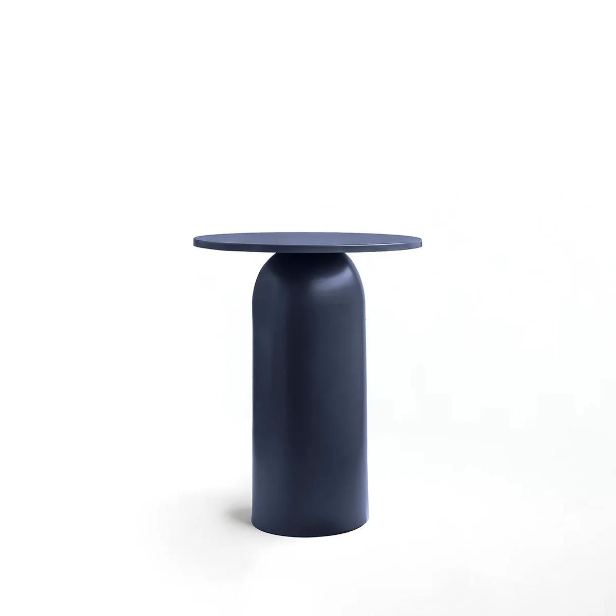 Kabu Metal Coffee Table Navy Blue 50cm