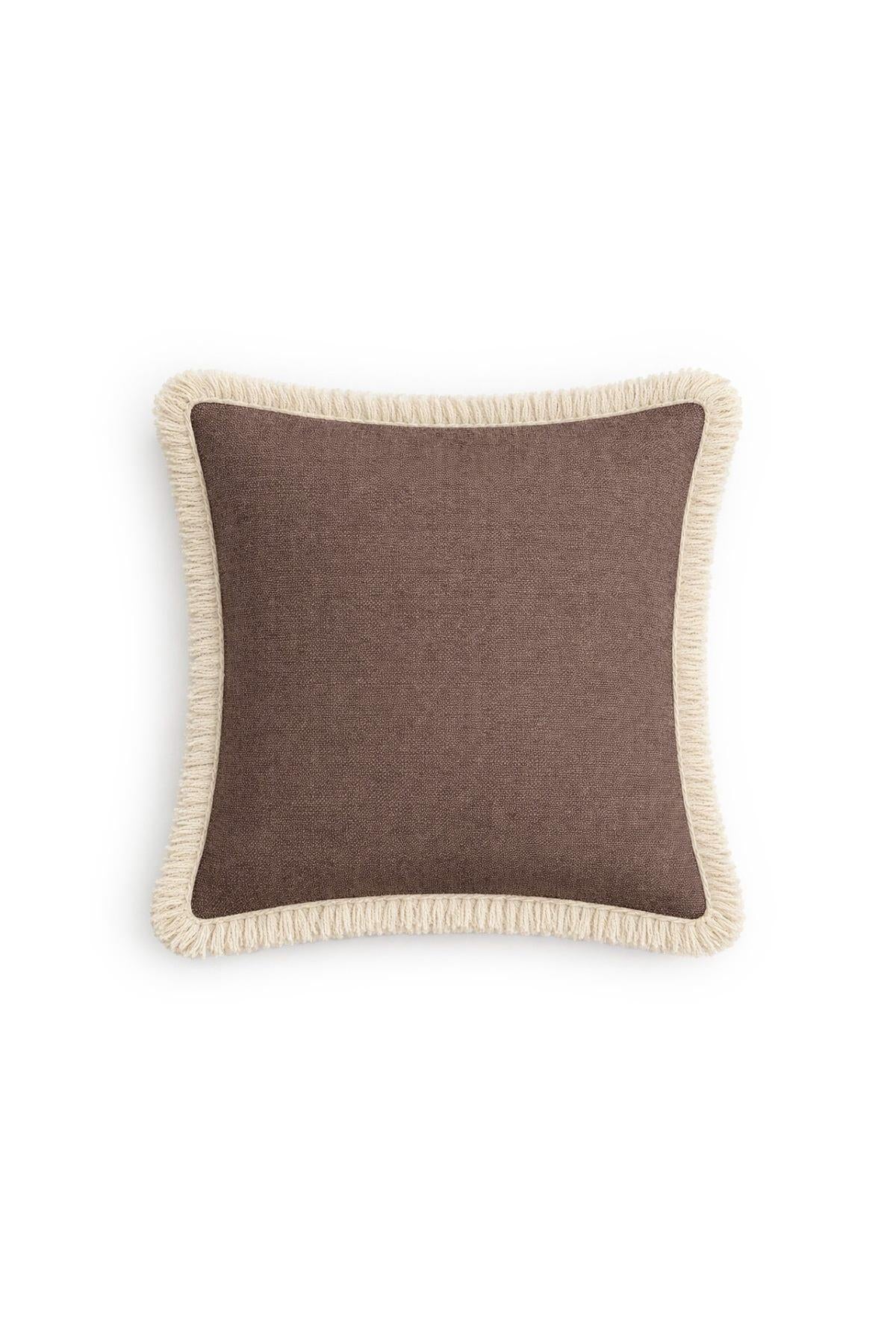 Kare Püsküllü Kırlent