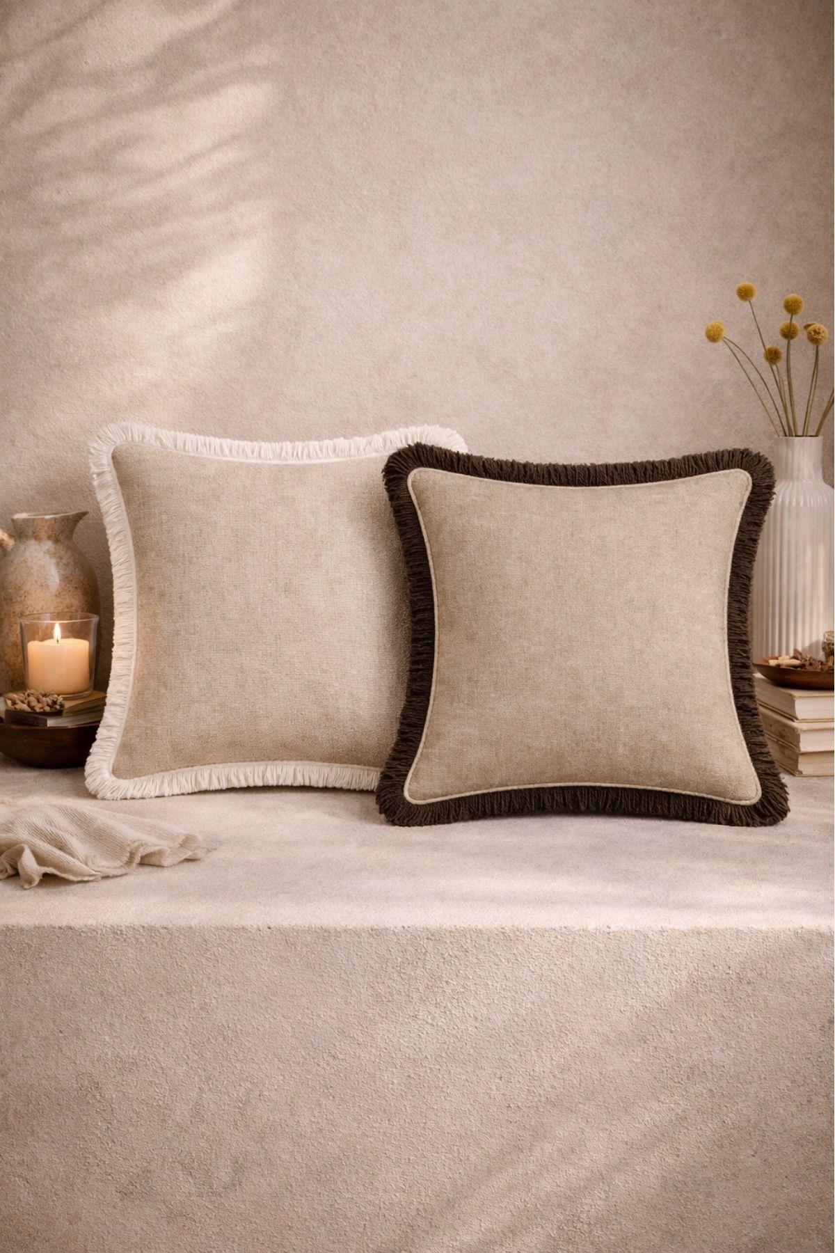 Kare Püsküllü Kırlent