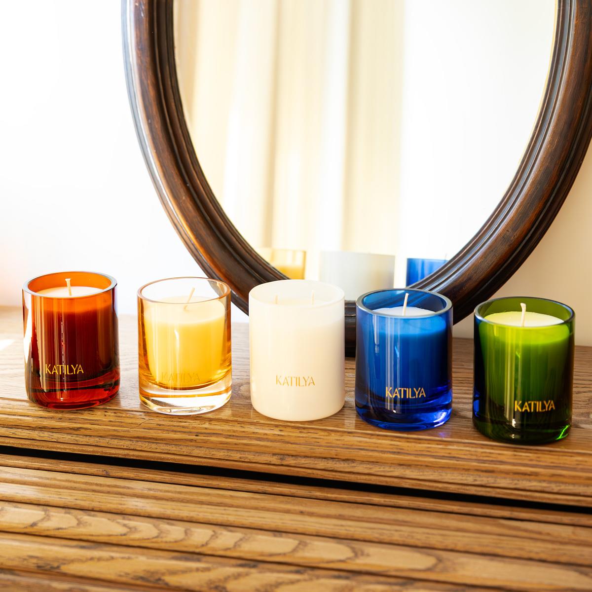 Komika Soya Wax Aromaterapi Mumu (El Yapımı Cam, 220g)