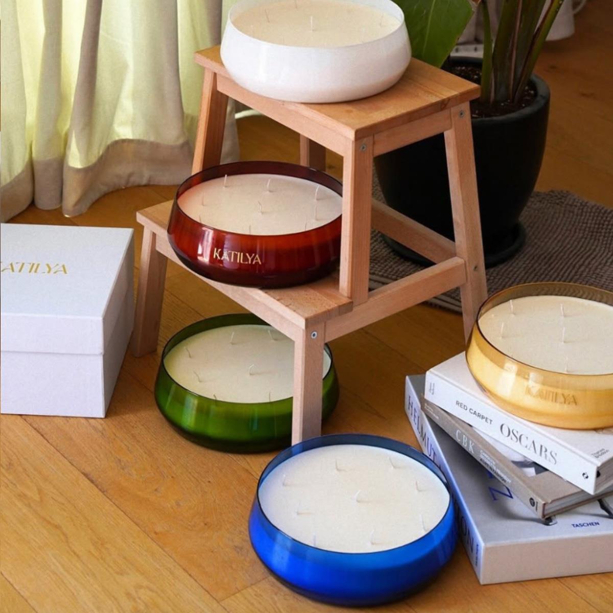 Mapavri Çanak Mum – 2000 gr | Beyaz Yasemin, Paçuli ve Amber Kokulu Doğal Soya Mumu