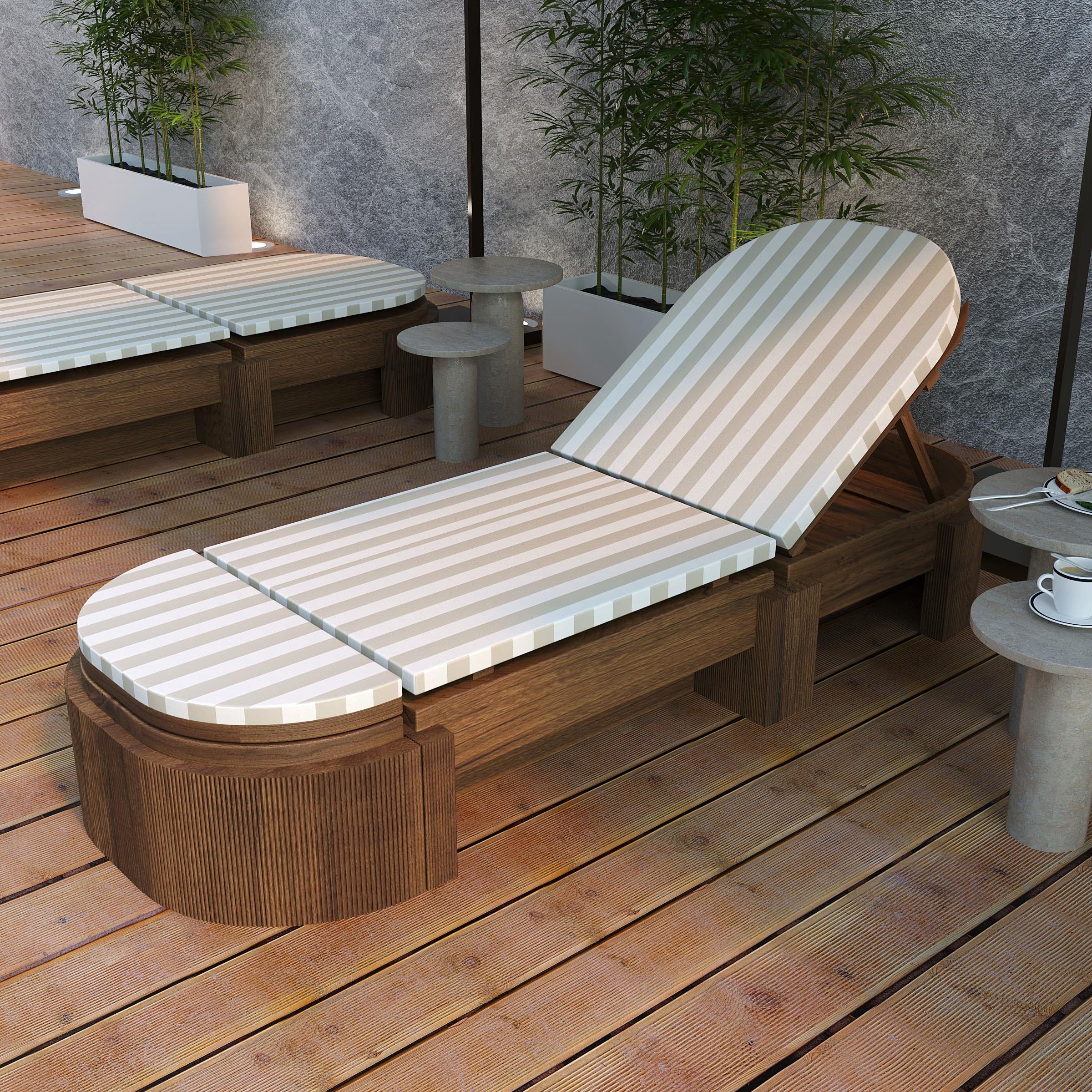 Marina Iroko Sunbed