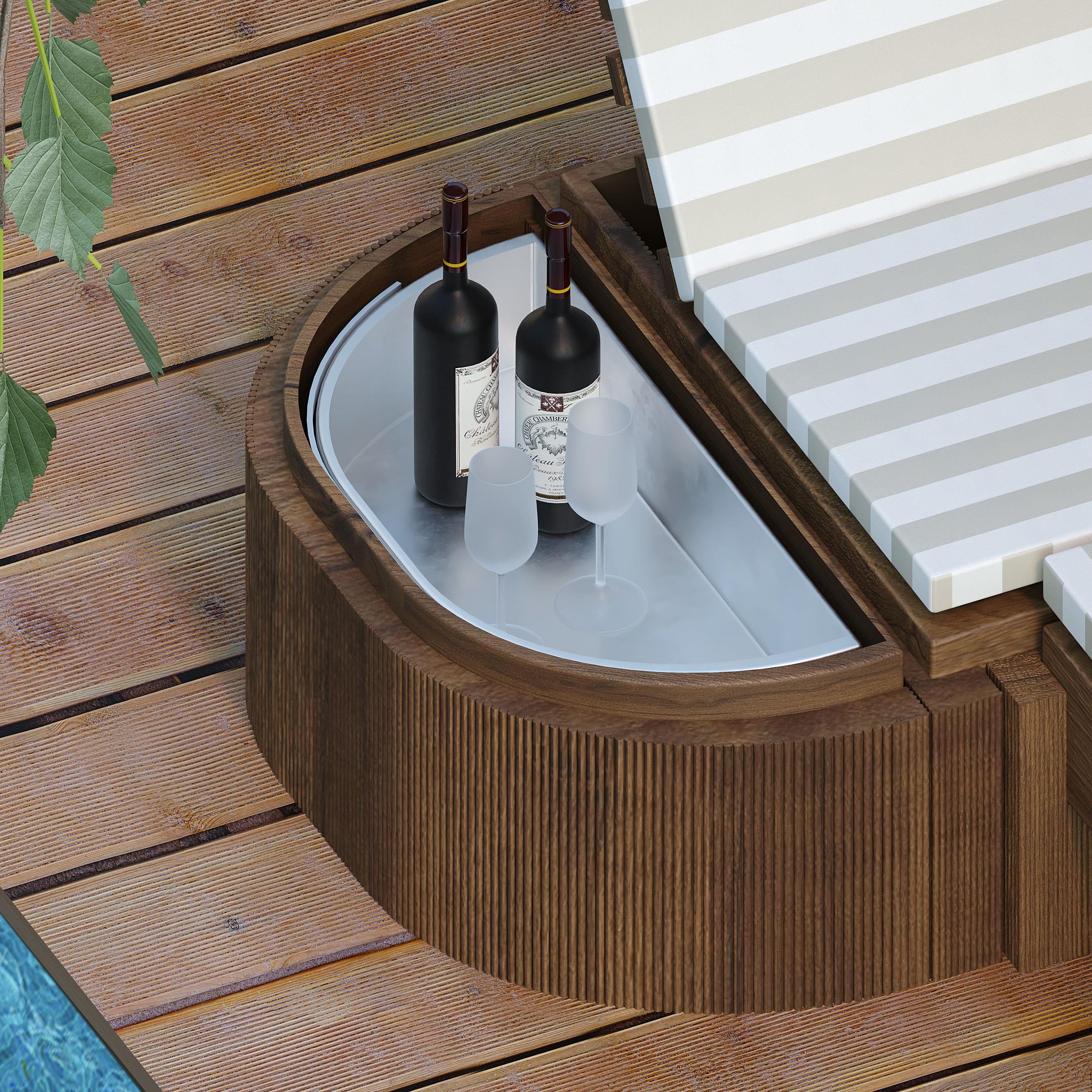 Marina Iroko Sunbed
