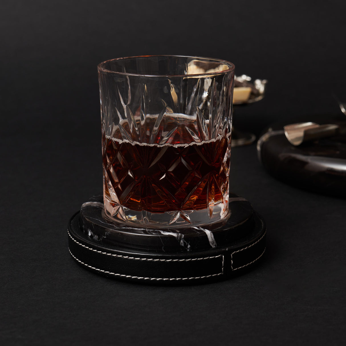 Marlera Toro Mermer Bardak Altlığı