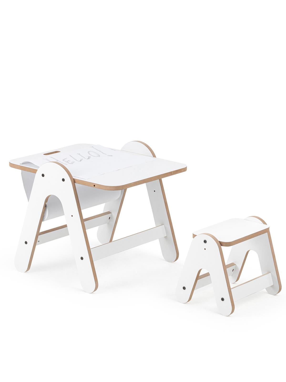 Massam Ayı Figürlü Ahşap Aktivite Masası