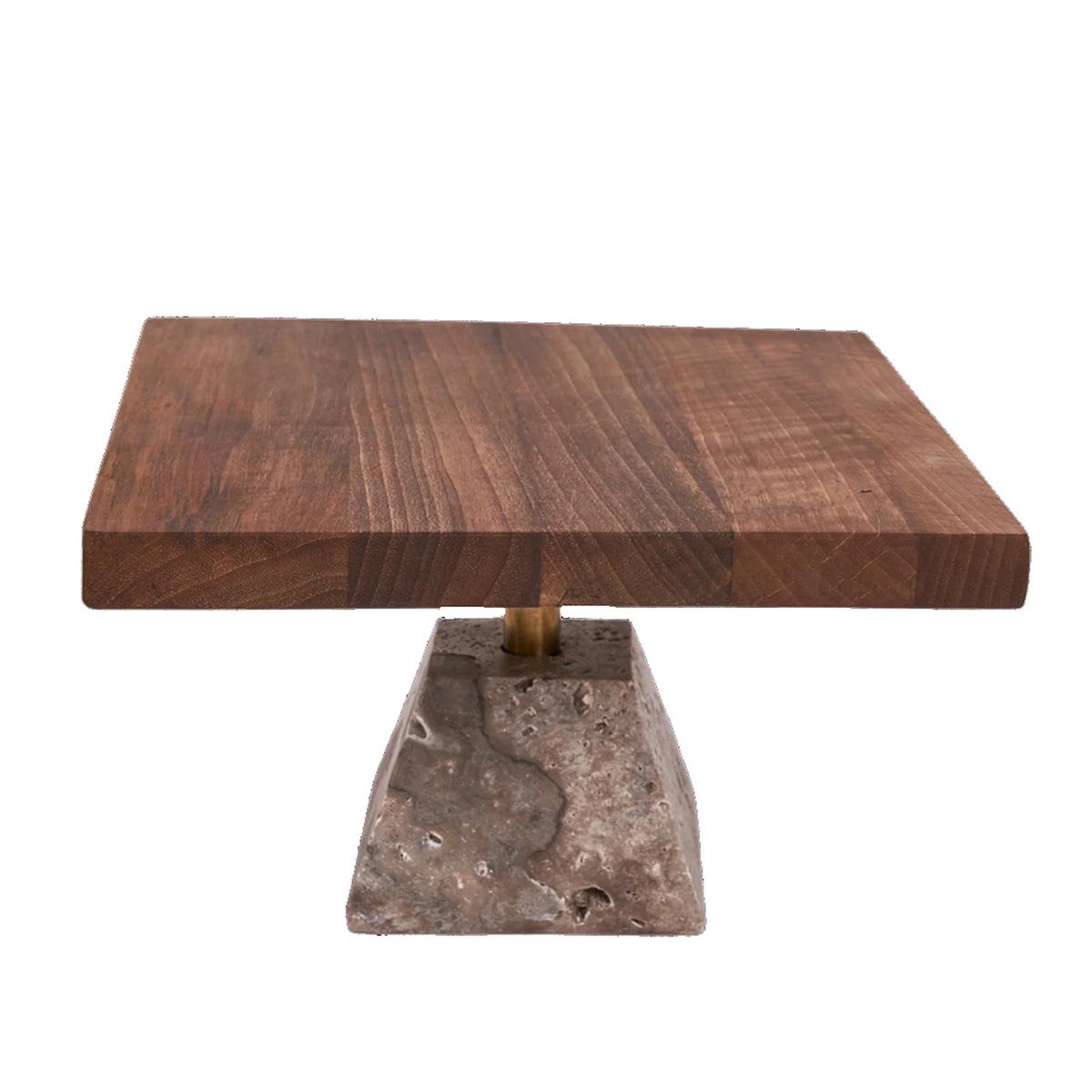 Modra Ceviz Kare Sunumluk