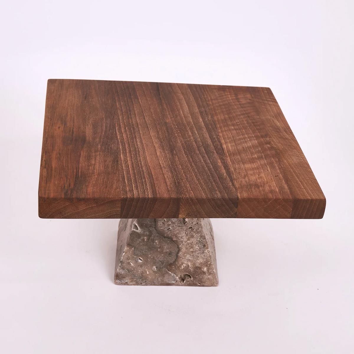 Modra Ceviz Kare Sunumluk