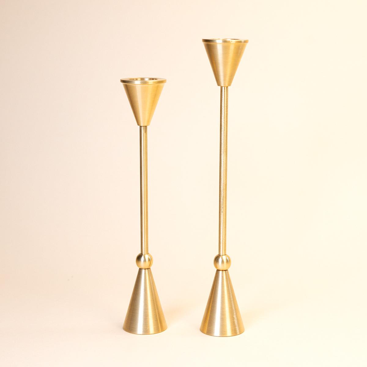 Brass Handmade Tapered Candlestick