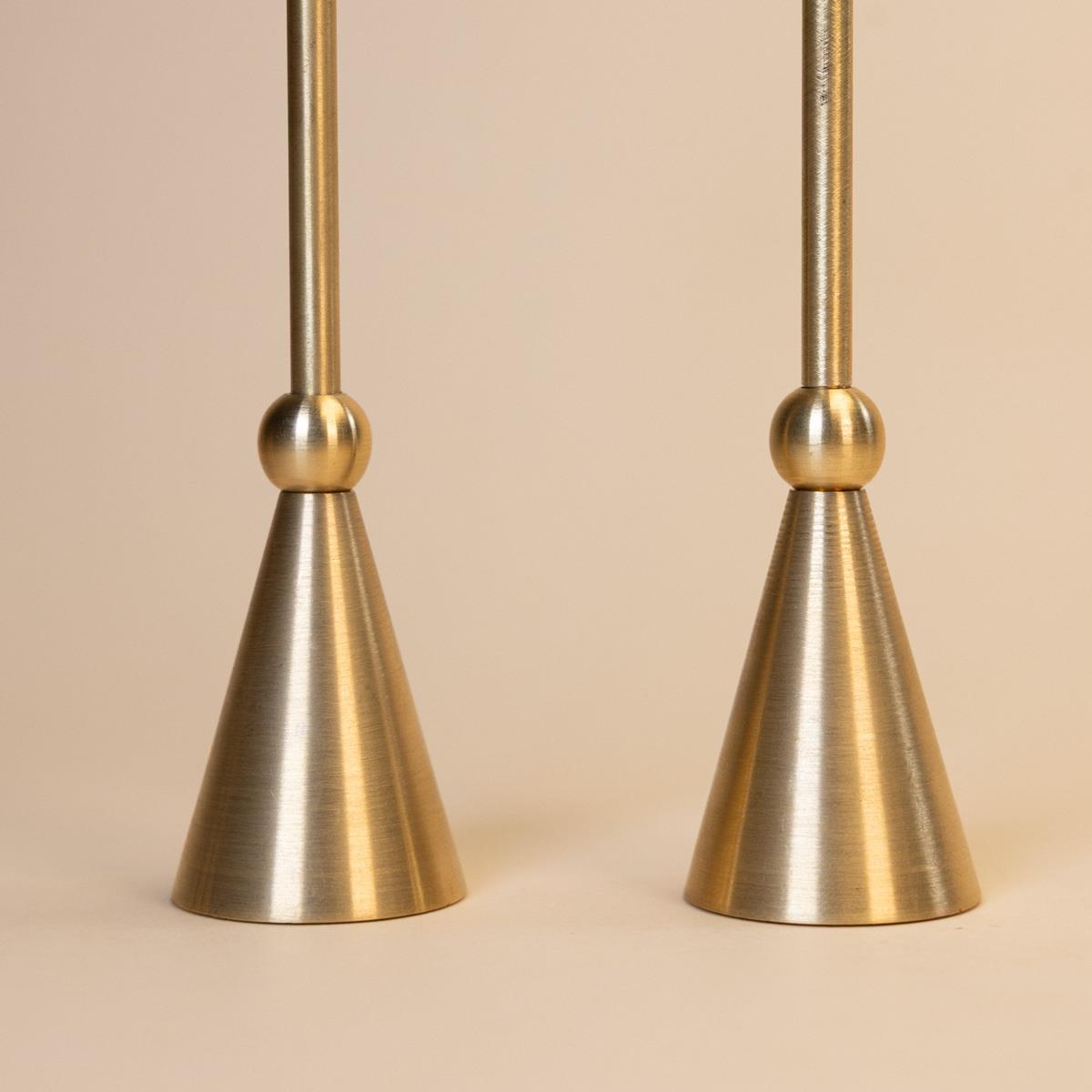 Brass Handmade Tapered Candlestick