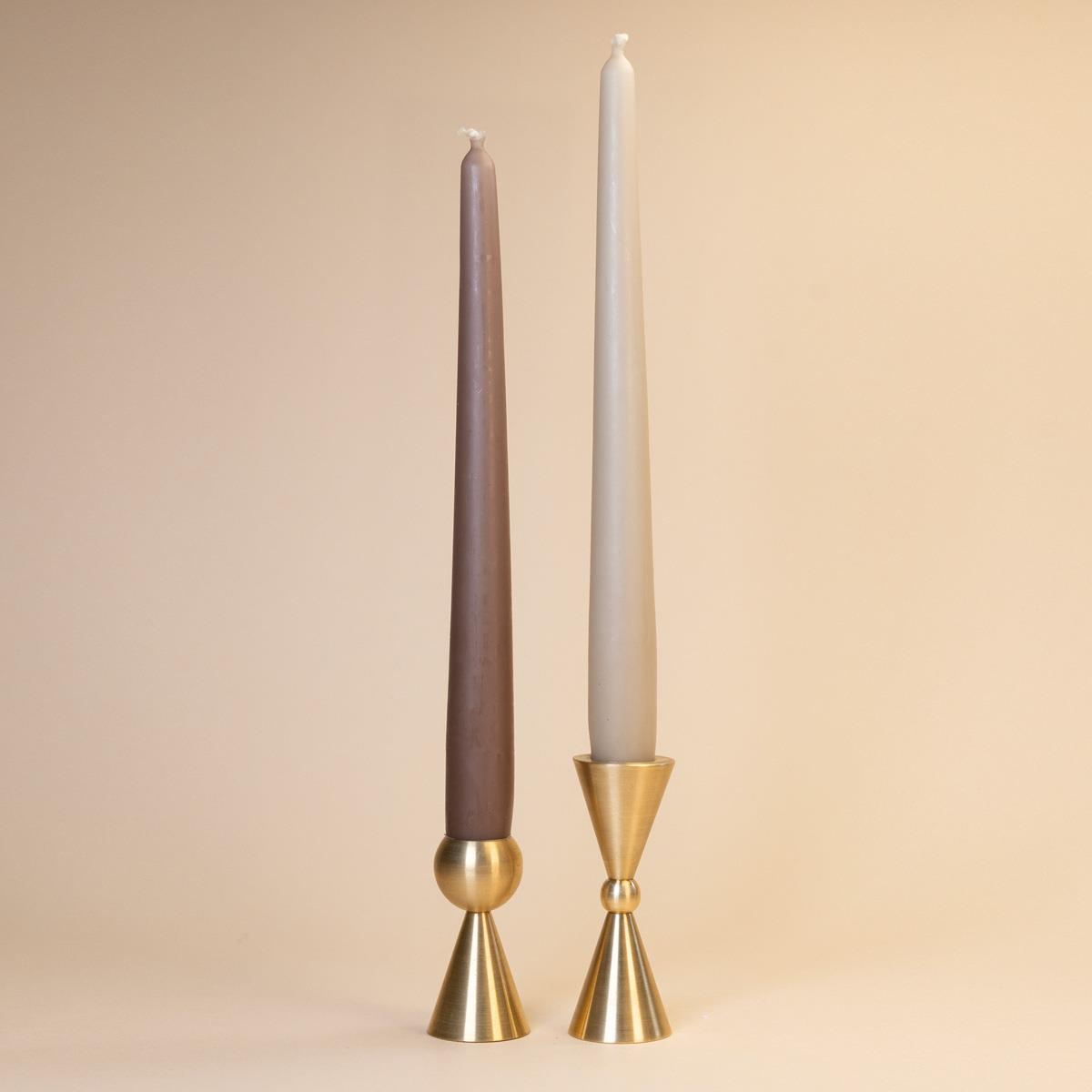 Brass Handmade Minimal Taper Candle Holder