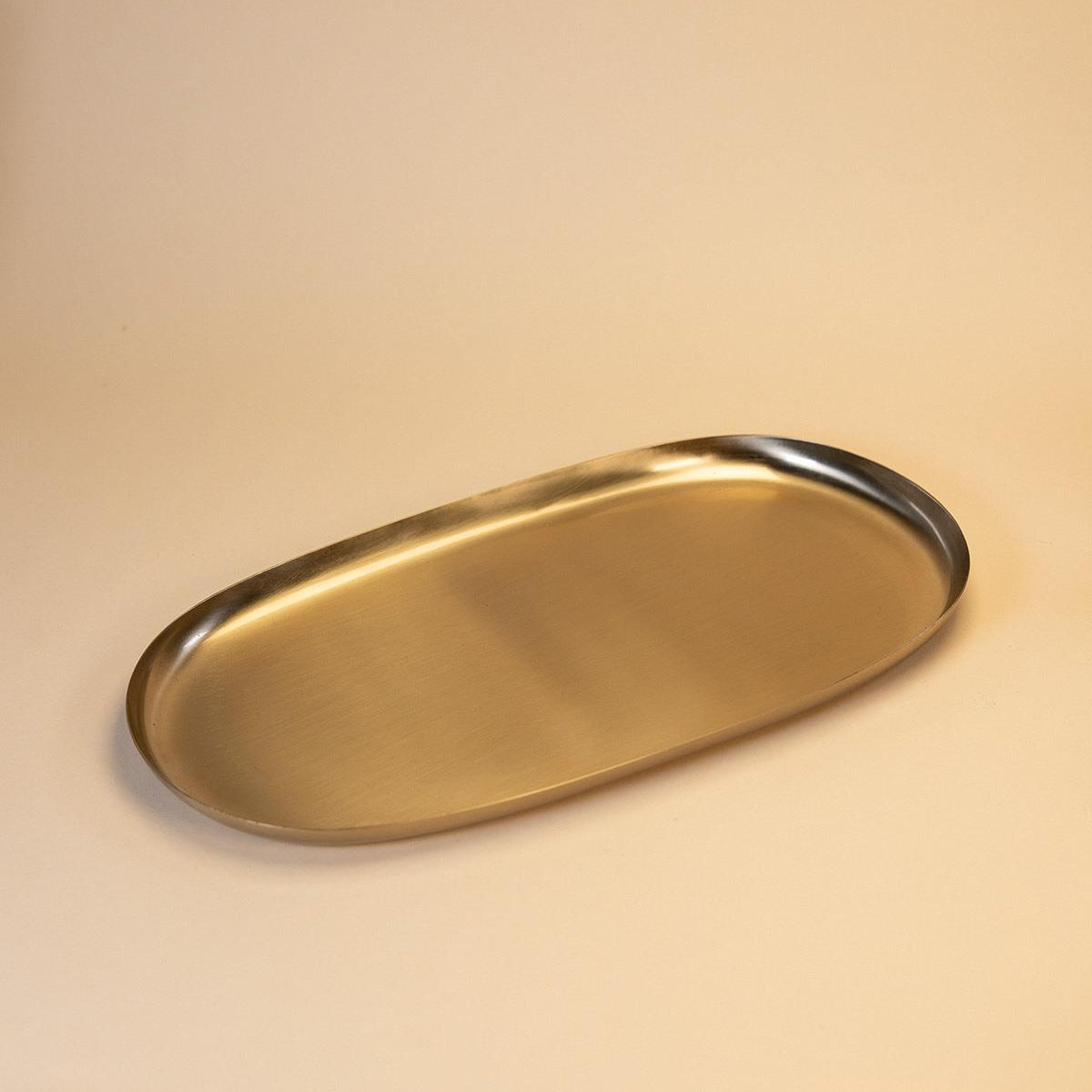 Brass Color Steel Tray