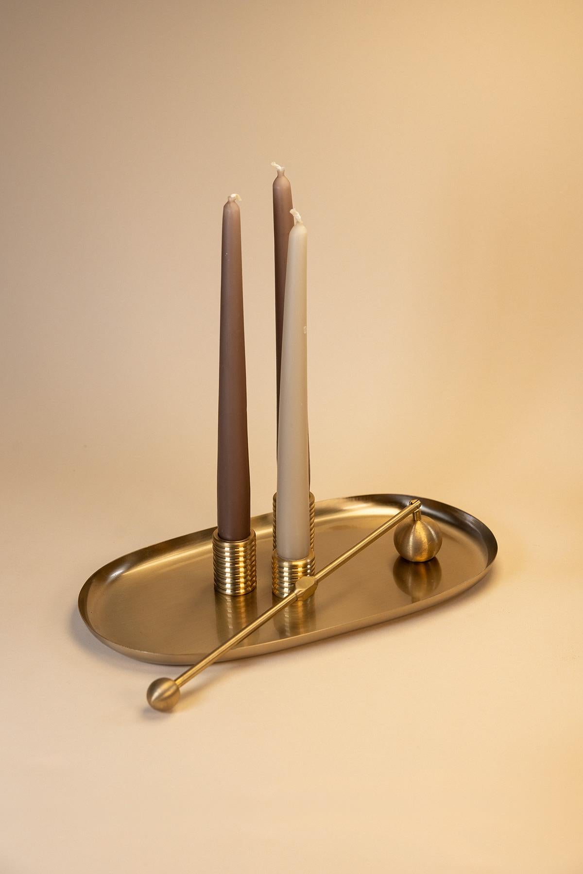 Brass Color Steel Tray
