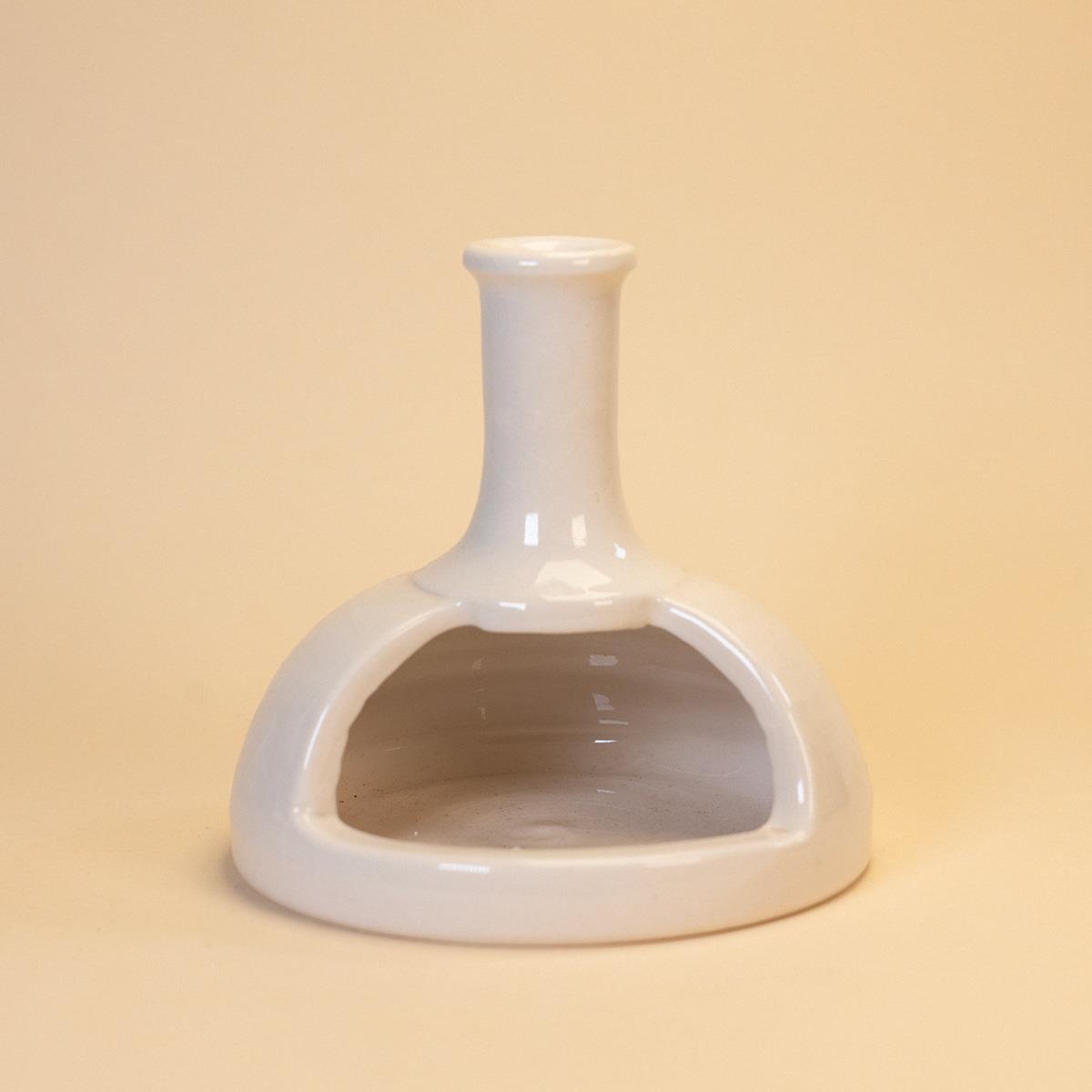Ceramic Incense Burner Beige