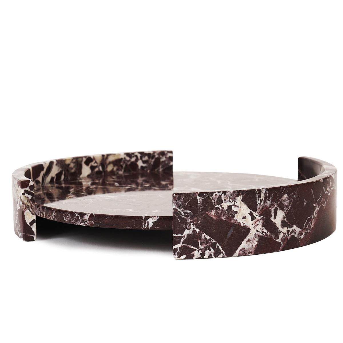 Solid Ela Mermer Peynir ve Sunum Tepsisi