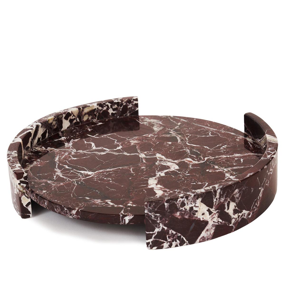 Solid Ela Mermer Peynir ve Sunum Tepsisi