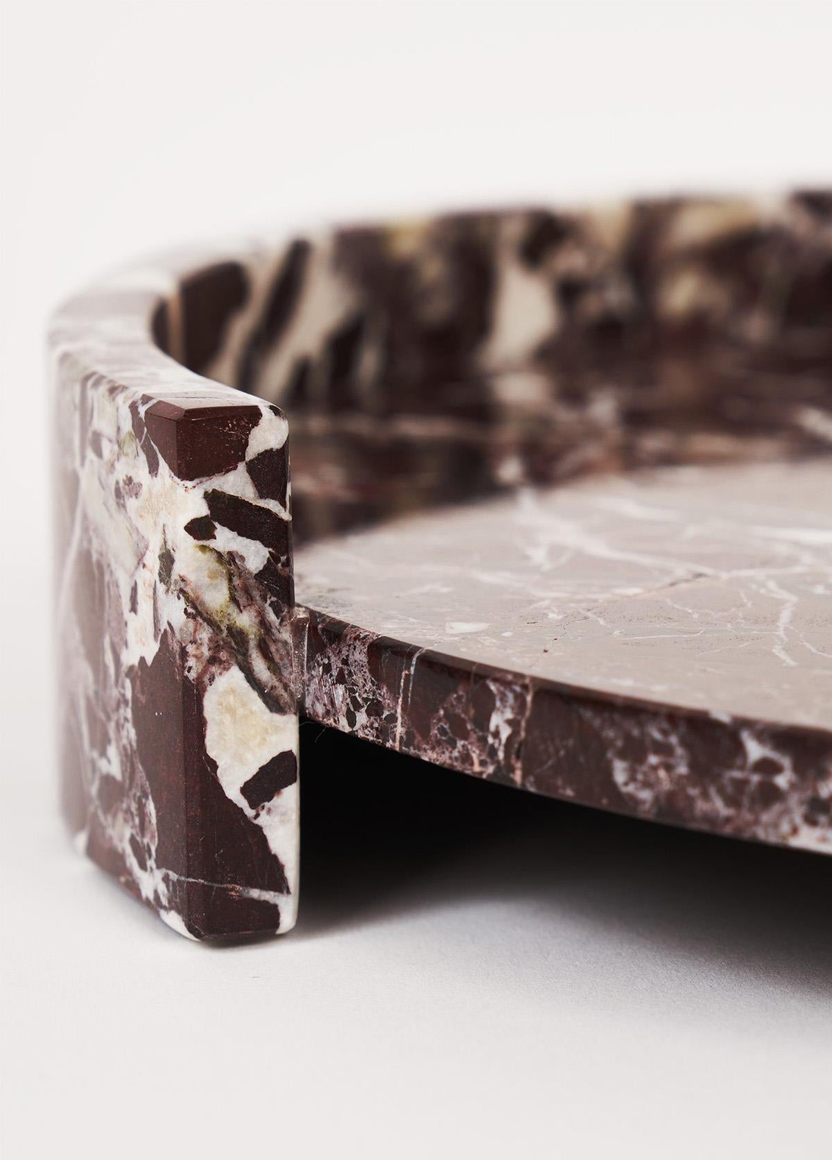 Solid Ela Mermer Peynir ve Sunum Tepsisi